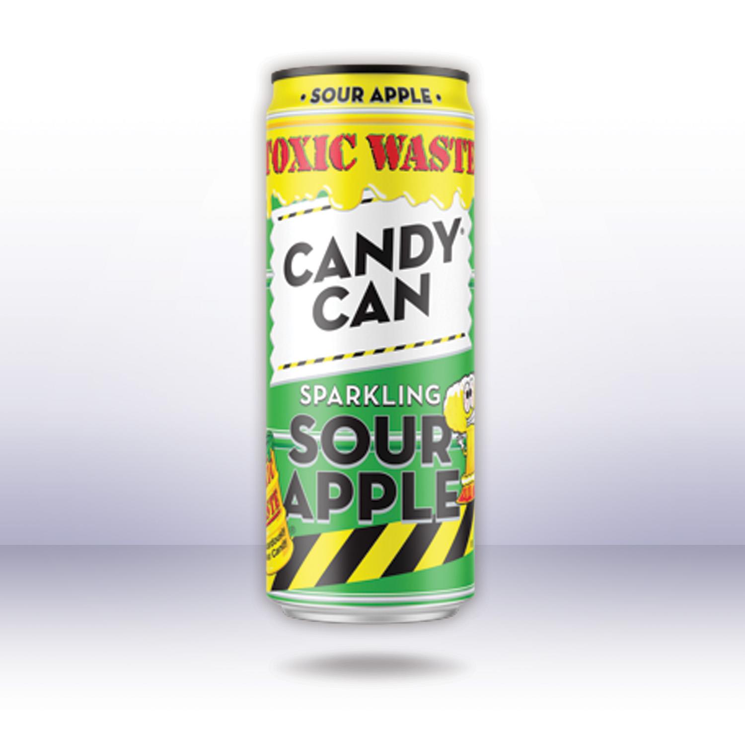 Candy Can Toxic Waste Sour Apple, 330ml