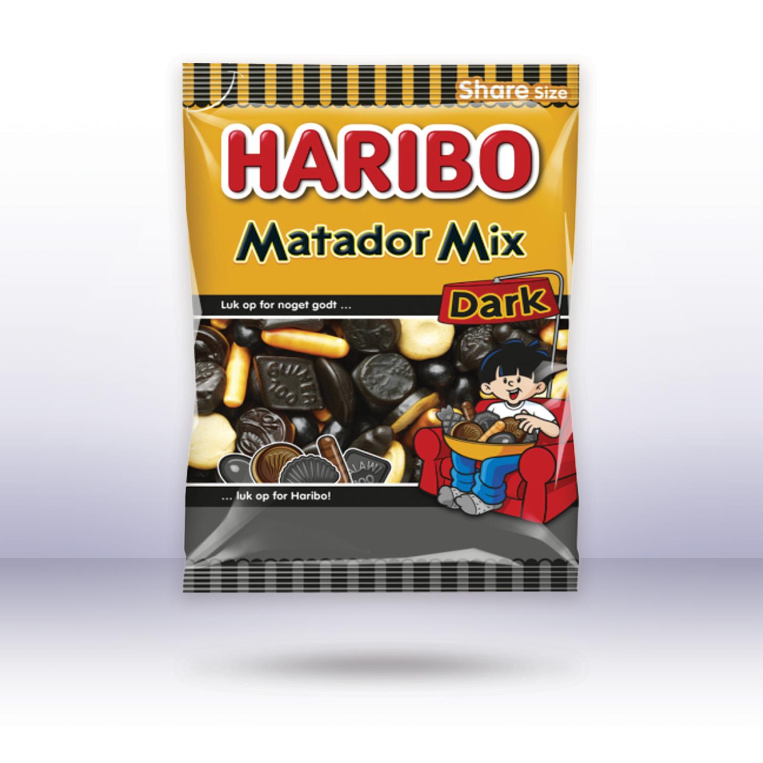 Haribo Dänemark Matador Mix Dark, 350g