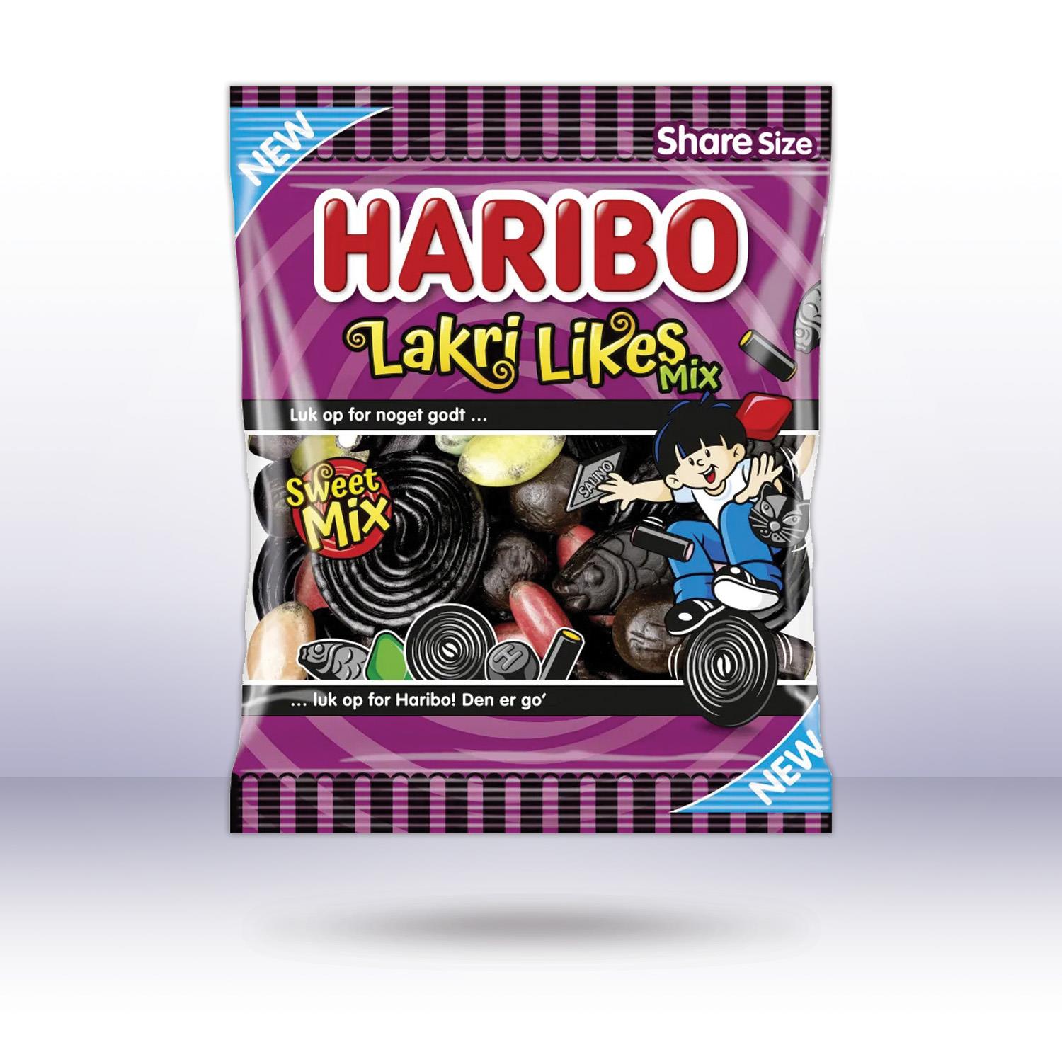 Haribo Dänemark Lakri Likes Mix, 350g