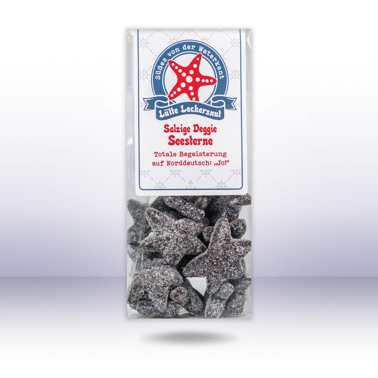 Lütte Leckersnut Salzige Veggie Seesterne, 130g