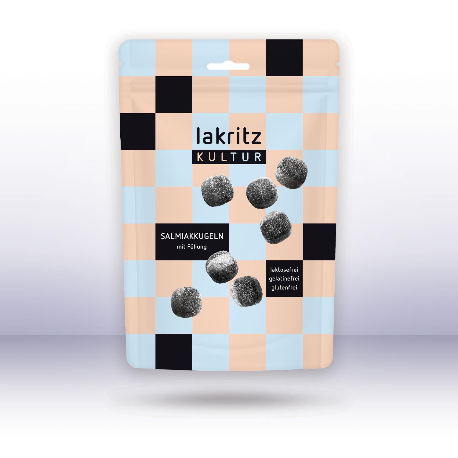 LAKRITZ KULTUR Salmiakkugeln, 130 g