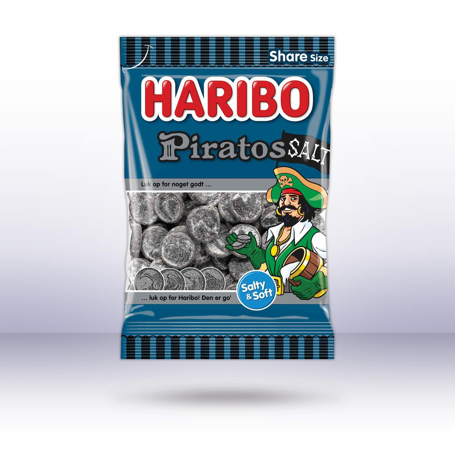 Haribo Dänemark Piratos Salt, 340 g