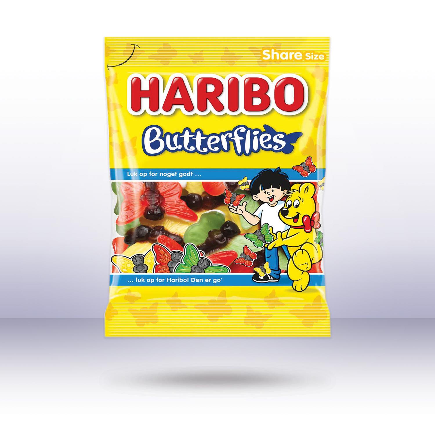 Haribo Dänemark Butterflies, 350g