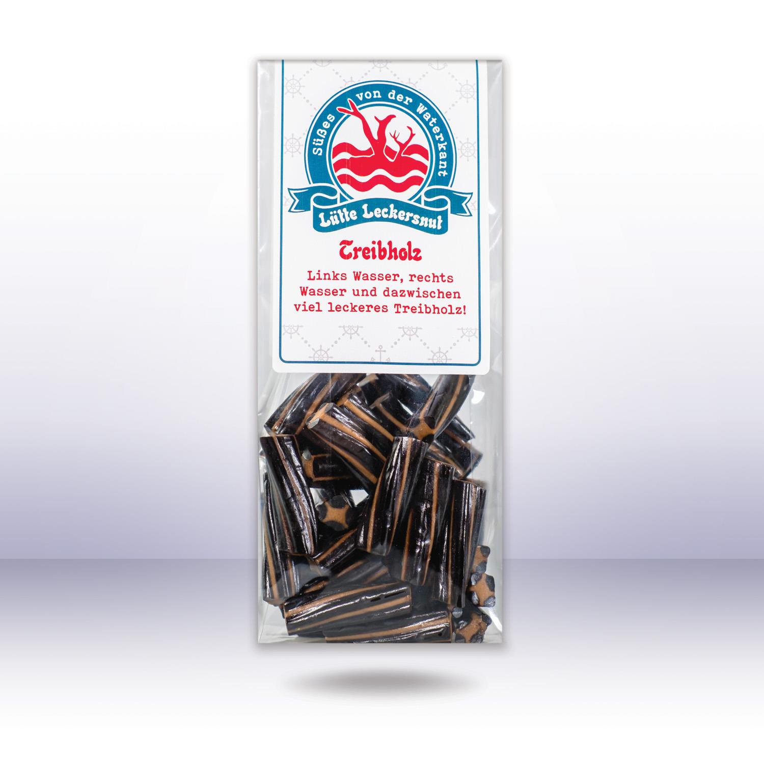 Lütte Leckersnut Treibholz Süßlakritz, 120g