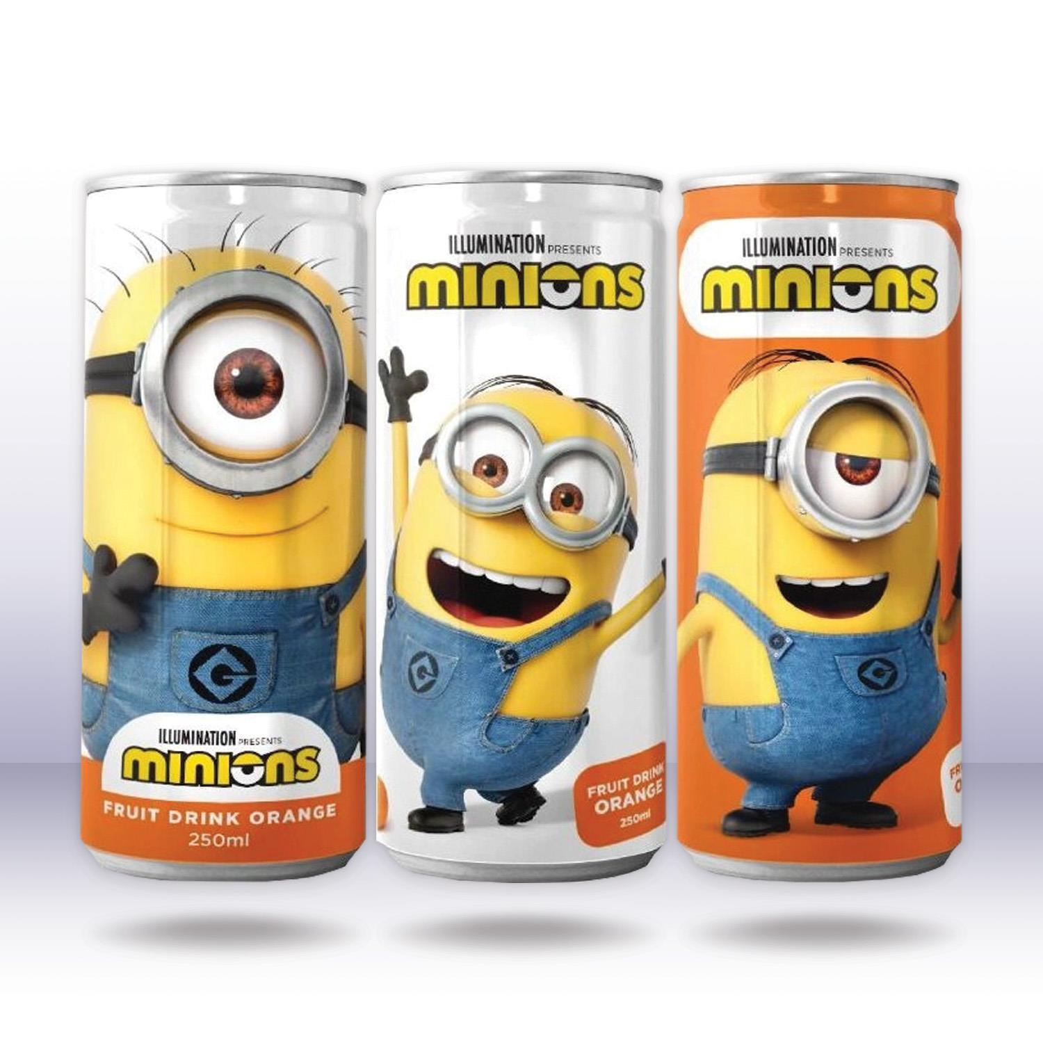 Minions Fruit Drink Orange, 250ml