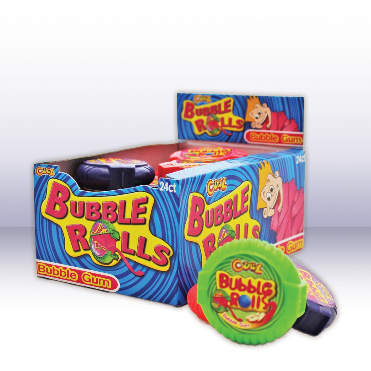 KA Cool Bubble Rolls - Kaugummirollen, 18g