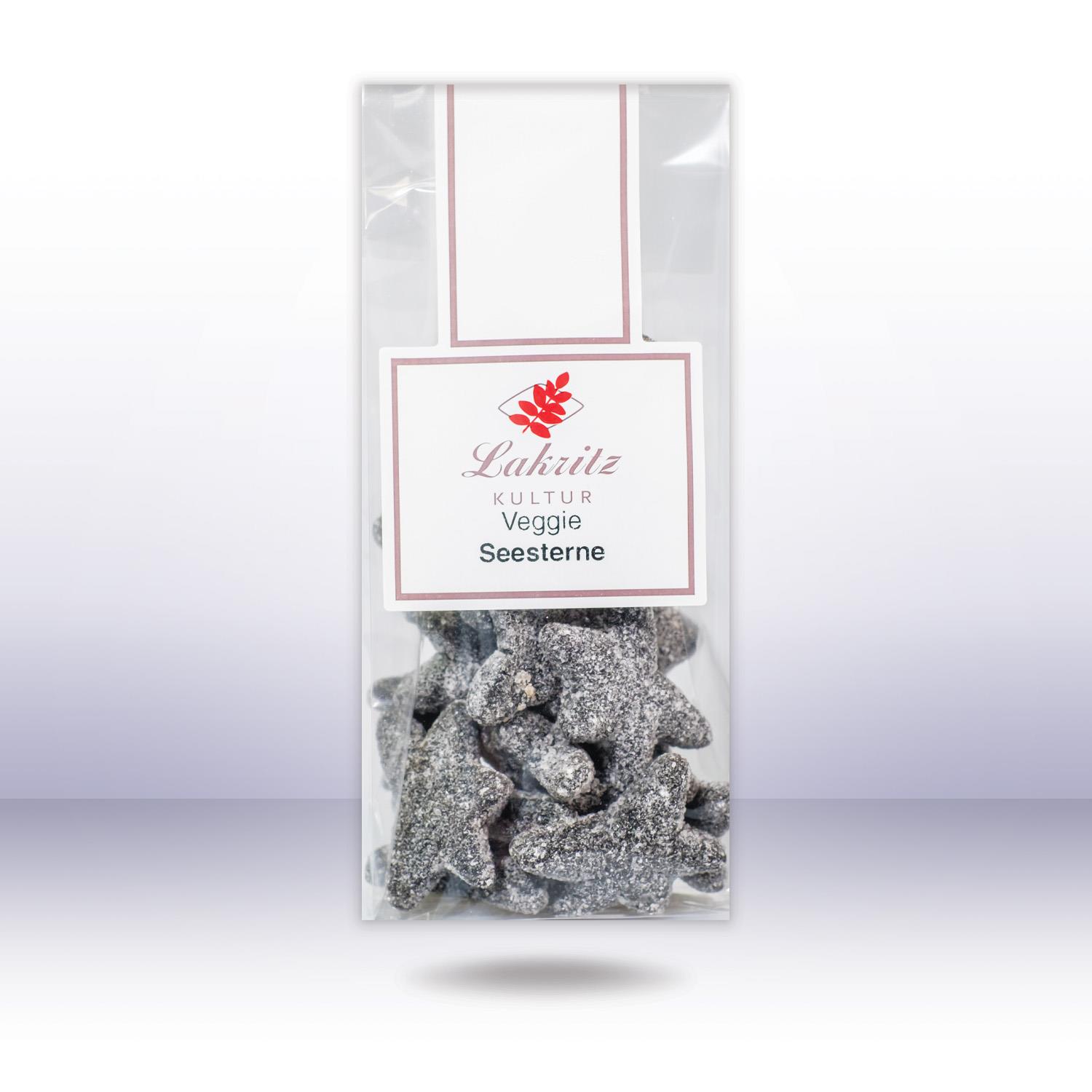 Lakritz Kultur Veggie Seesterne, 130g