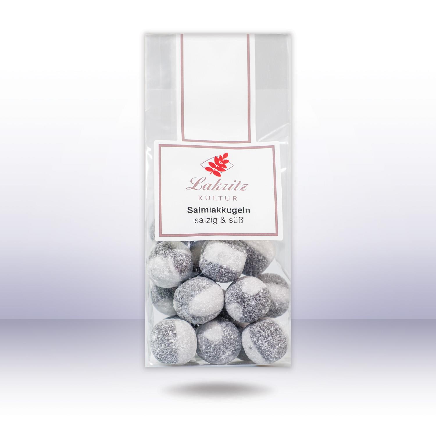 Lakritz Kultur Salmiakkugeln, 110g