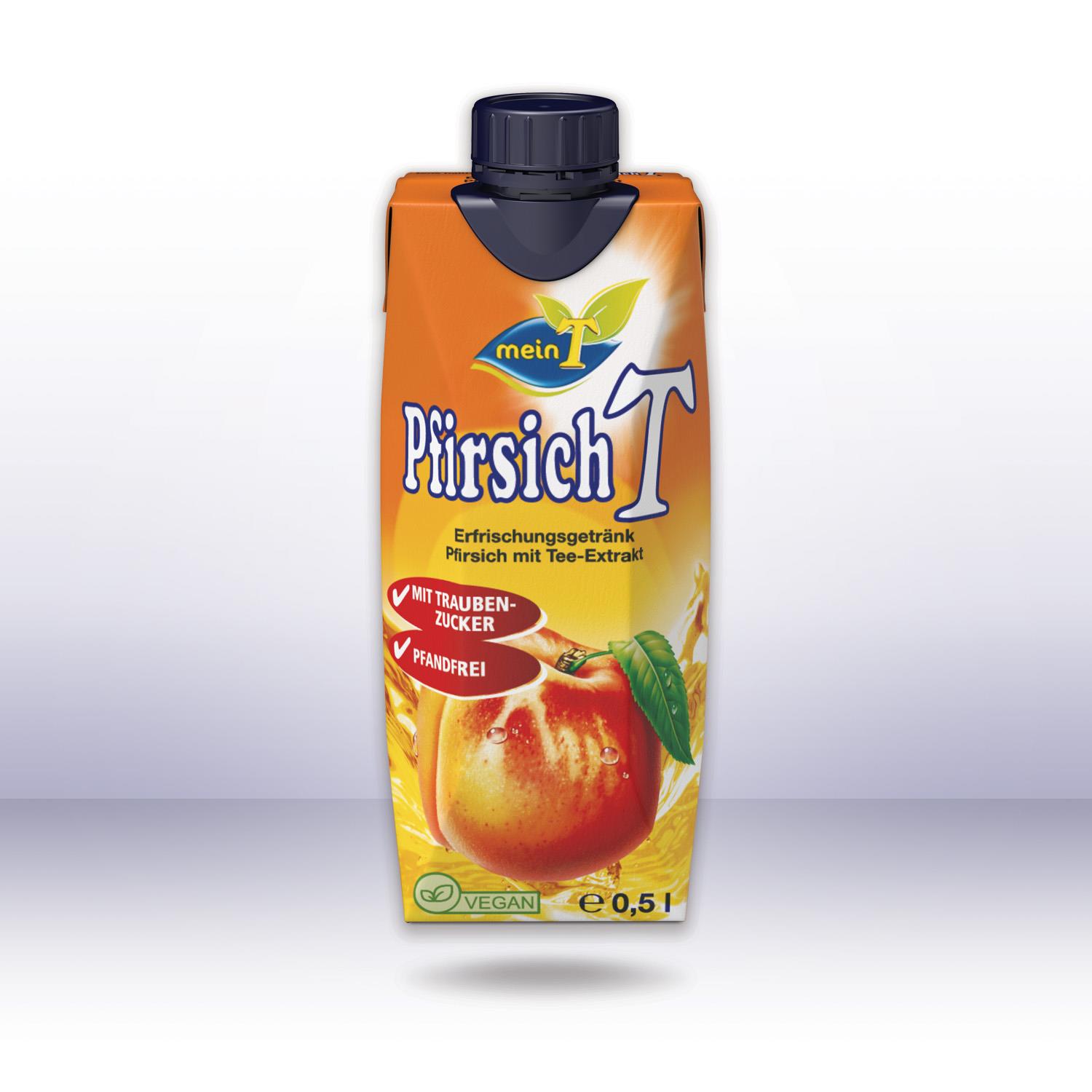 meinT PfirsichT, 0,5l, pfandfrei