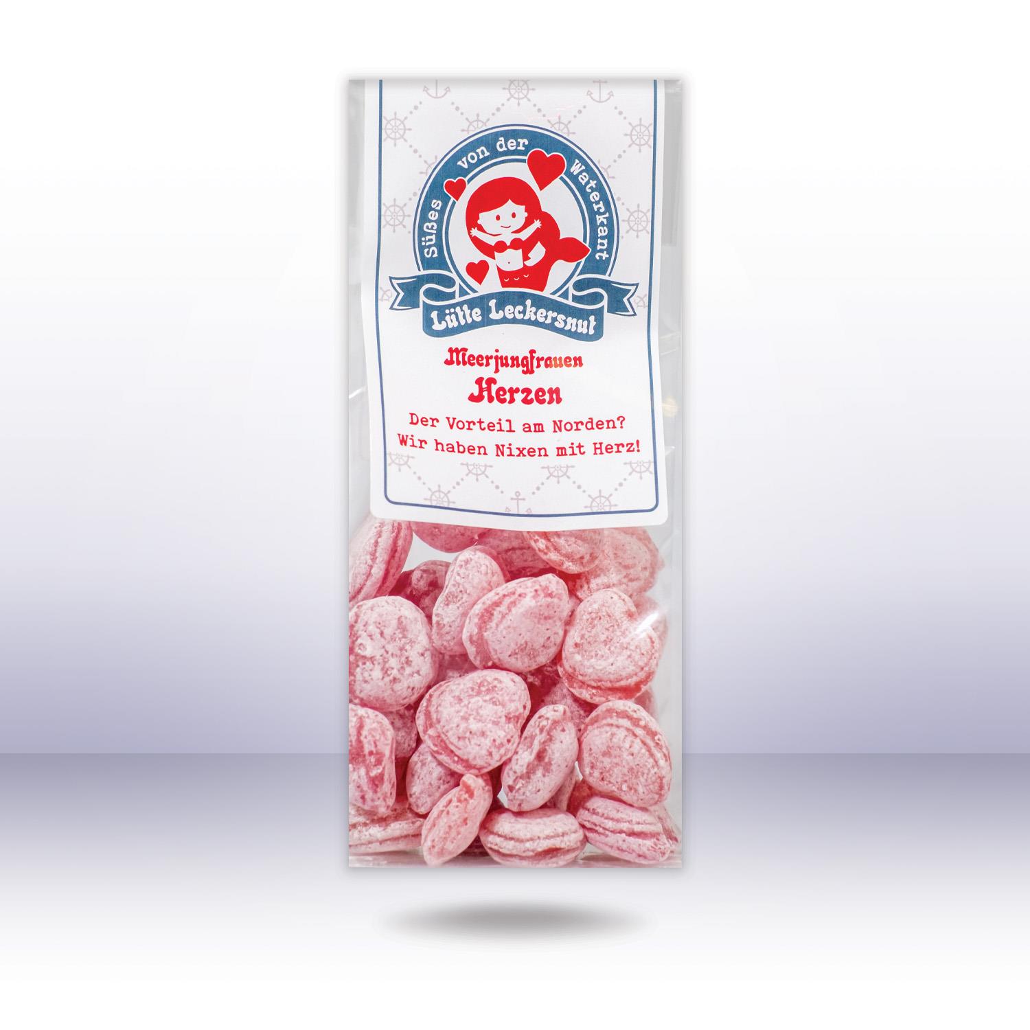 Lütte Leckersnut Meerjungfrauen-Herzen, 120g