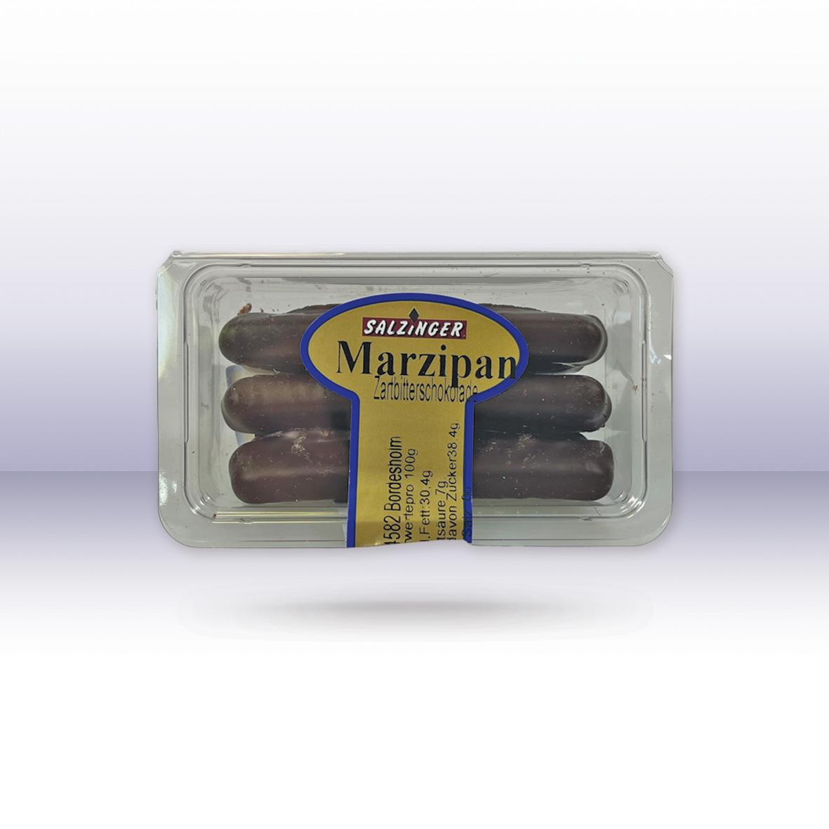 Salzinger Marzipan Stangen Zartbitterschokolade, 100g