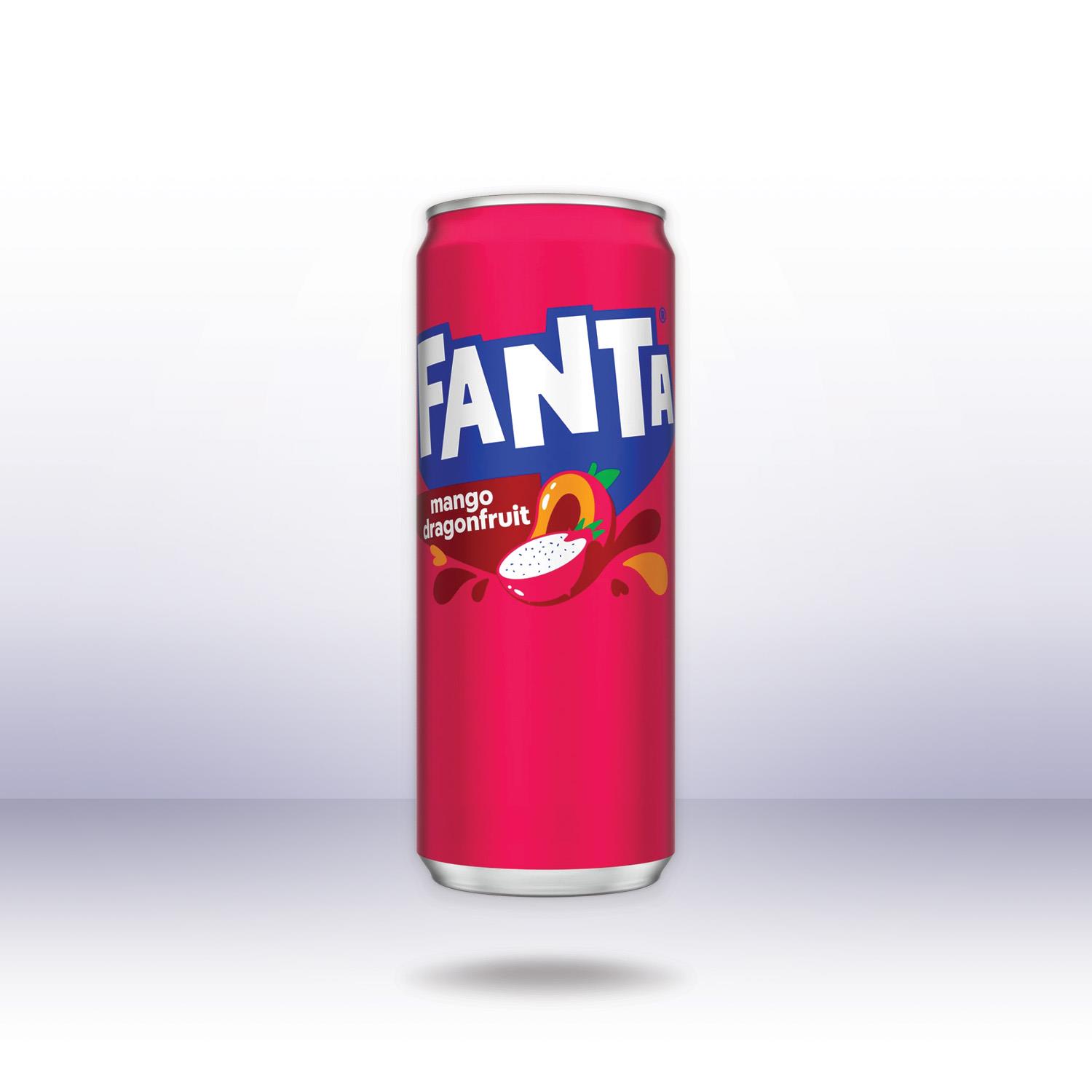 Fanta Mango & Dragonfruit, 330 ml