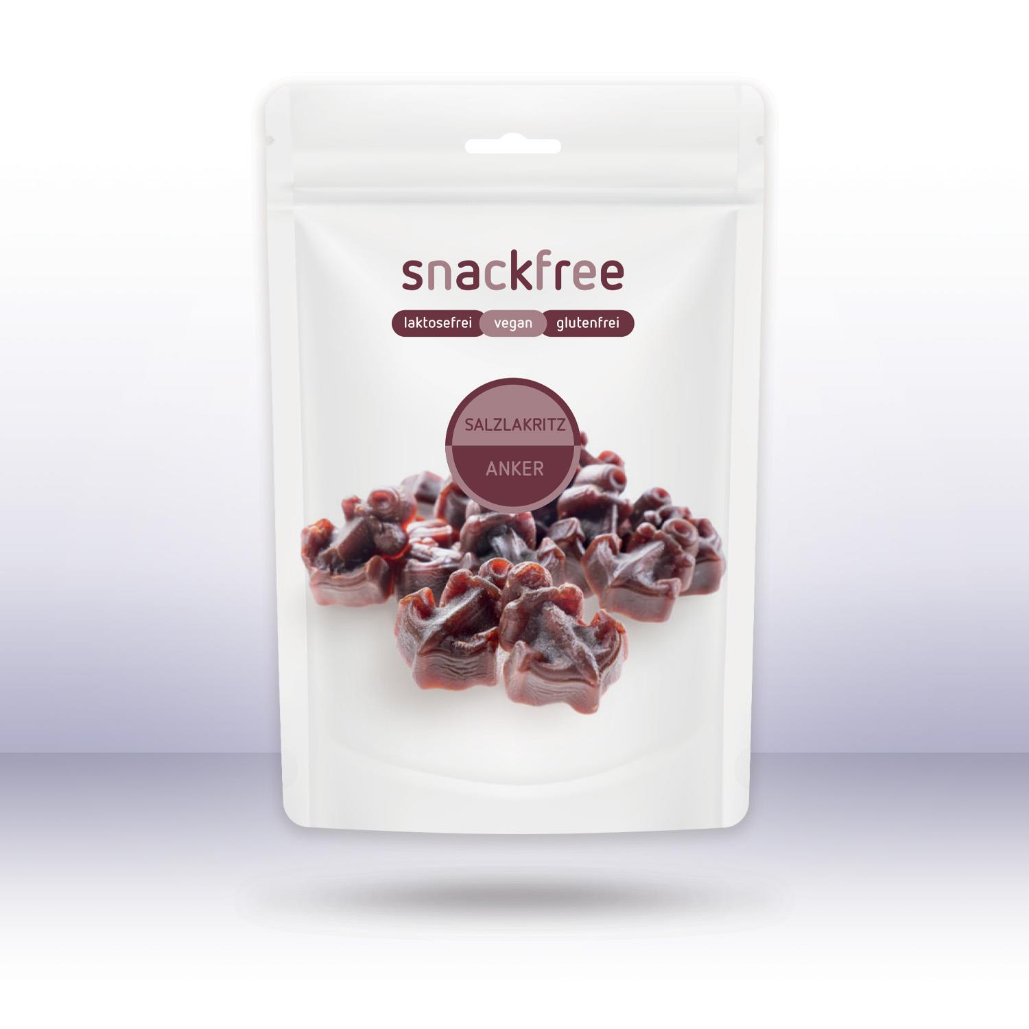 snackfree - Salzlakritz Anker, 150g