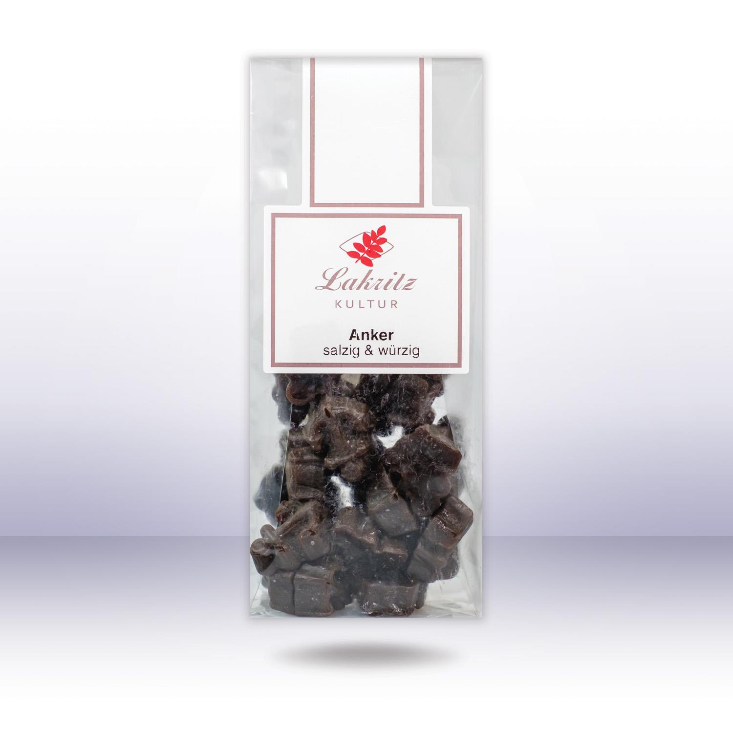 Lakritz Kultur Anker salzig & würzig, 120g