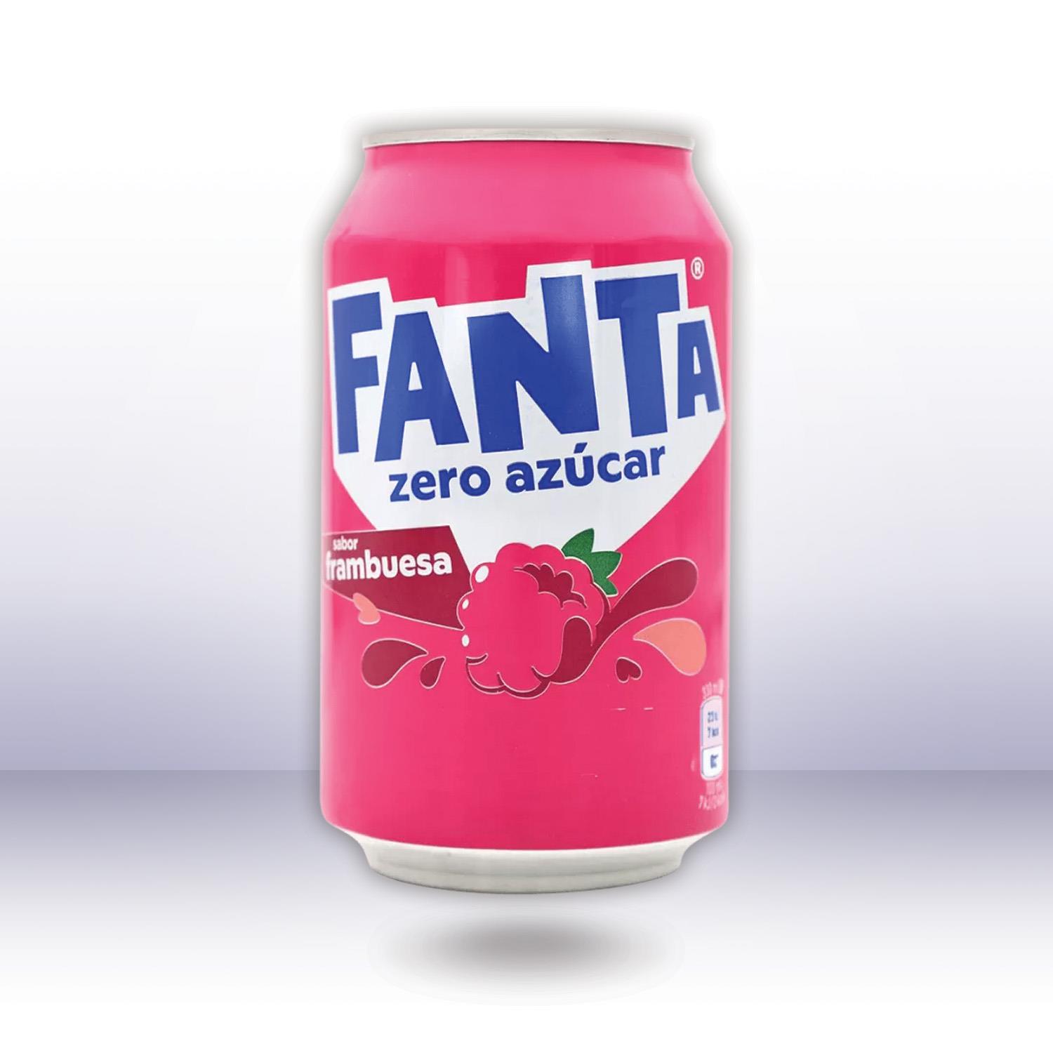 Fanta Sabor Frambuesa (Himbeere) Zero, 330 ml