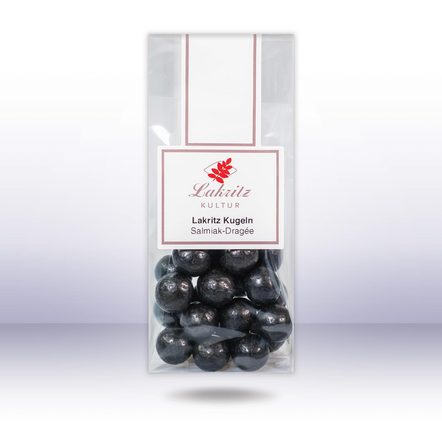 Lakritz Kultur Lakritzkugeln Salmiak, 120g