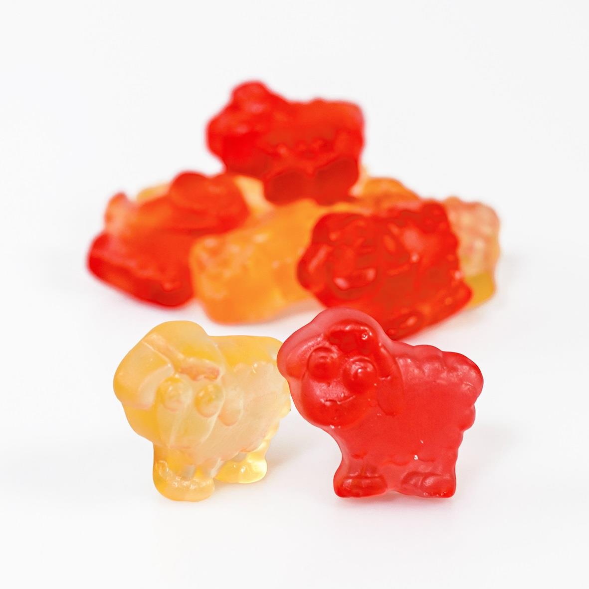 EIGENMARKE: Himbeer-Vanille Schäfchen (10% Fruchtsaft), 120g