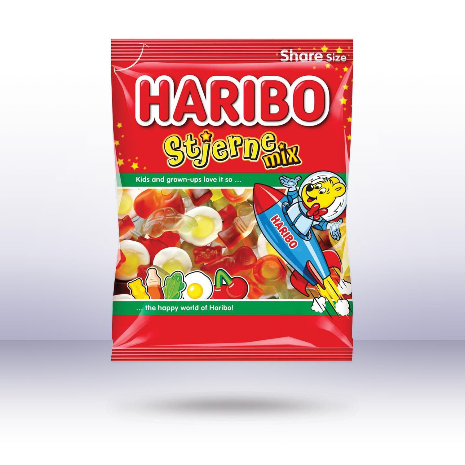 Haribo Dänemark Stjerne Mix, 375g