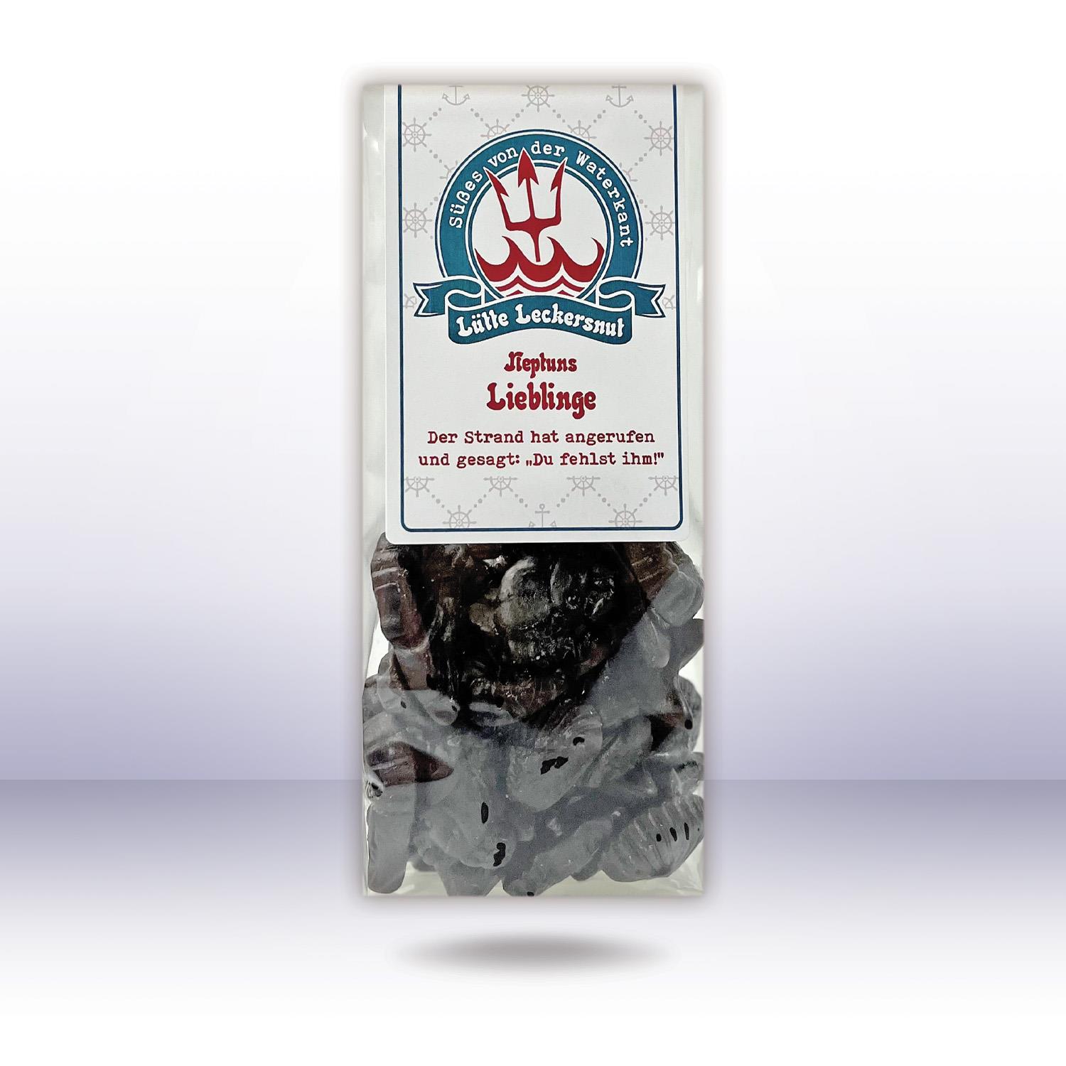 Lütte Leckersnut Neptuns Lieblinge (veganer Lakritzmix), 120g
