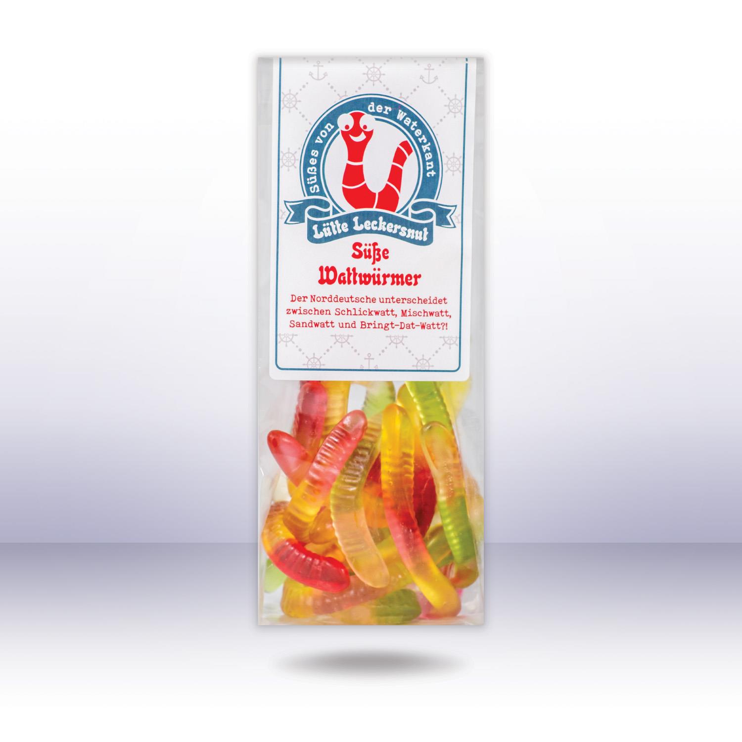 Lütte Leckersnut Wattwürmer, 130g