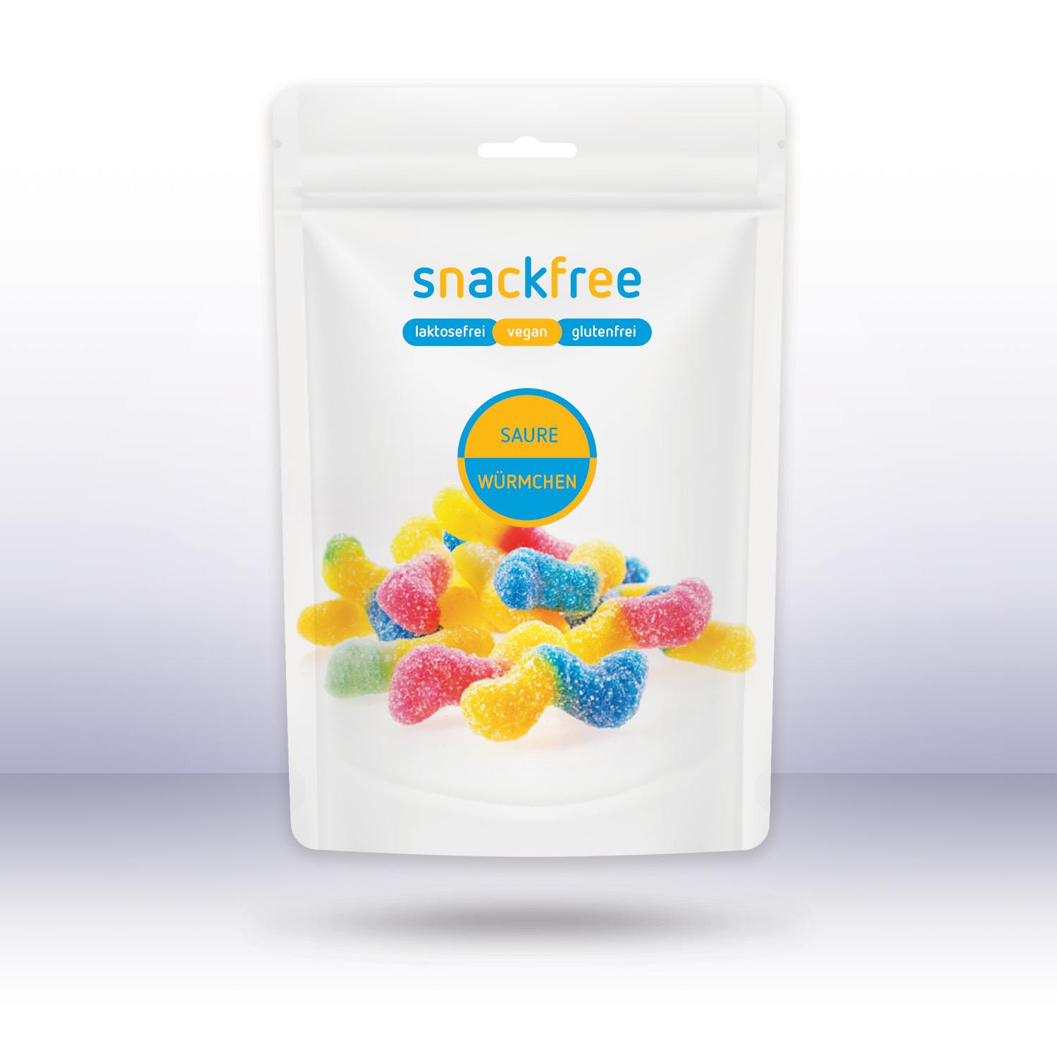 snackfree - Saure Würmchen, 150g