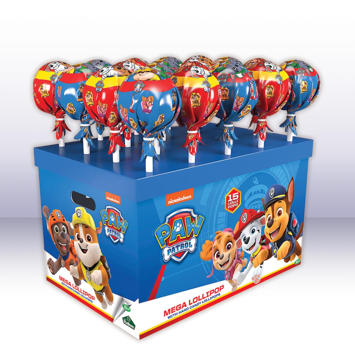 KA Mega Lollipop Paw Patrol (15 Lollipops á 8g), 120g