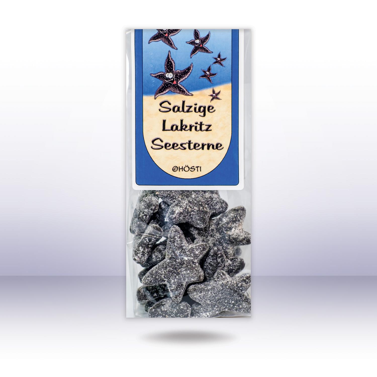 HÖSTI Salzige Lakritz-Seesterne, 120g