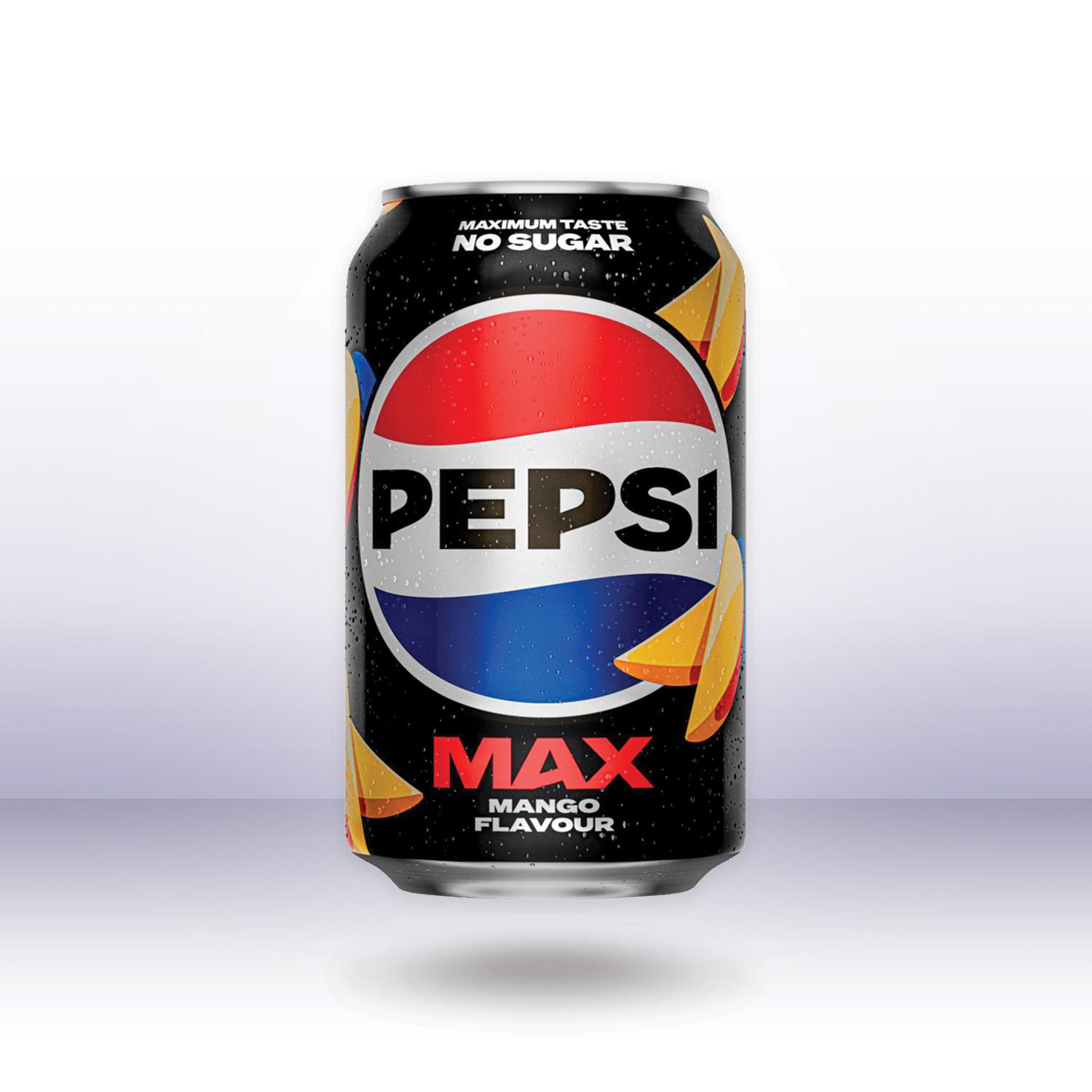 Pepsi MAX Mango No Sugar, 330ml
