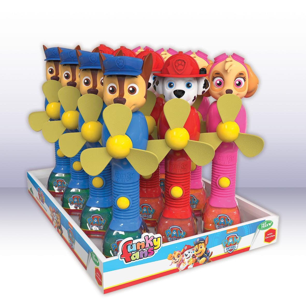 KA Funky Fan - Paw Patrol Ventilator mit Geleebonbons, 5g