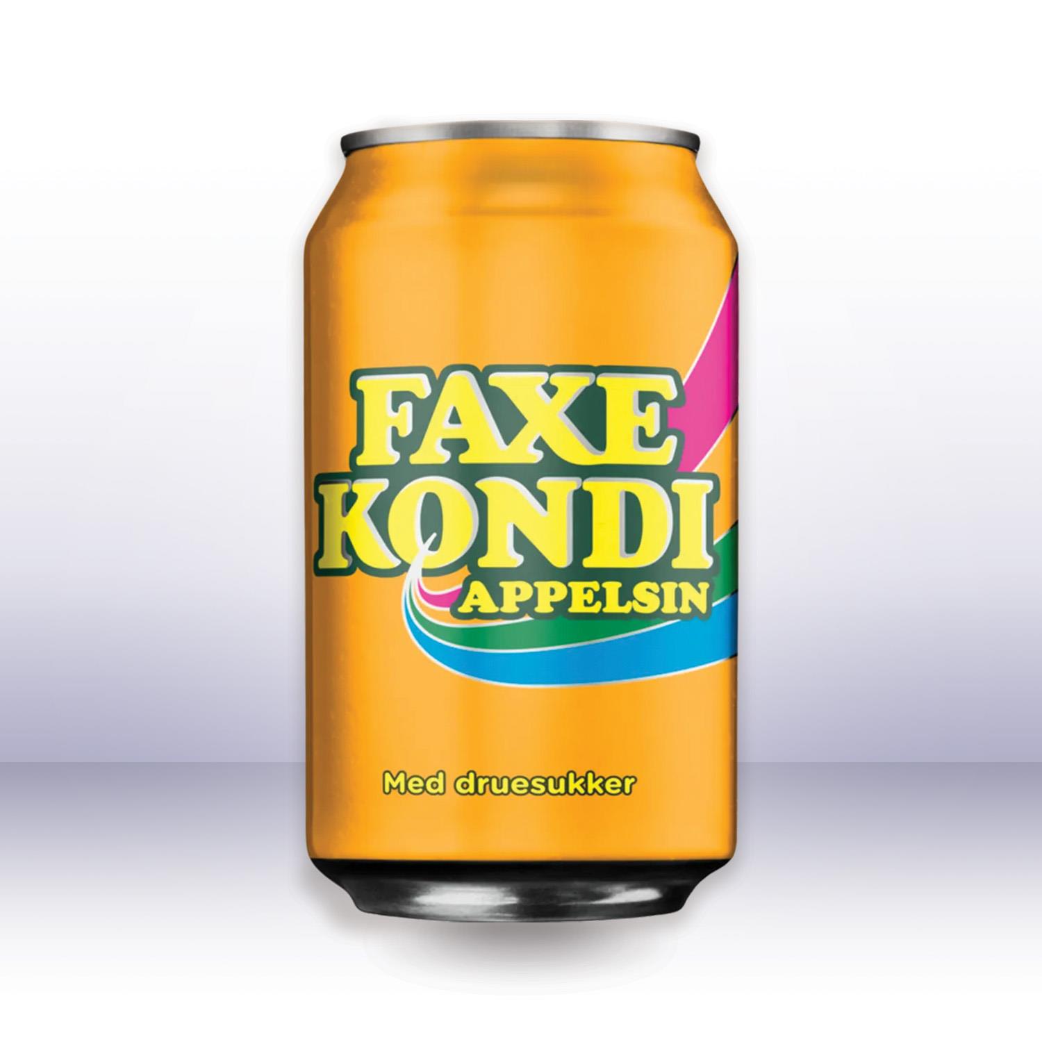 Faxe Kondi Appelsin, 330 ml